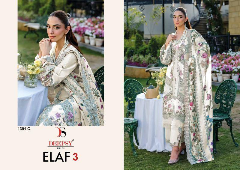 Deepsy elaf luxury super hit lawn wholesale Salwar Kameez market in kolkata